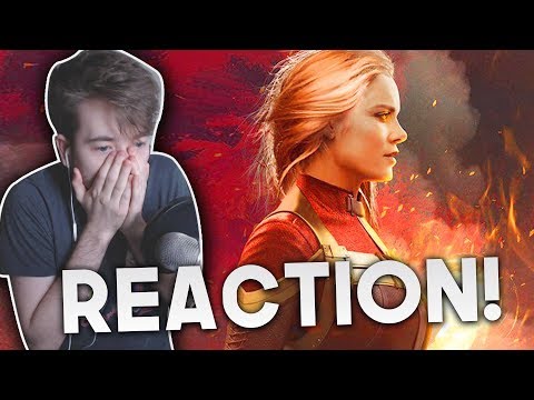 Captain Marvel REVEAL TRAILER | LIVE REACTION/Thoughts