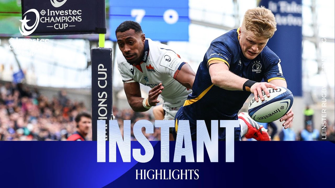 Instant Highlights - Leinster Rugby v Edinburgh Rugby | Investec Champions Cup 2025/26