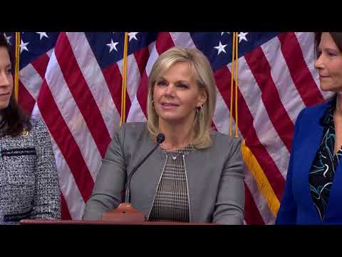 Rep. Bustos and Sen. Gillibrand press conference on bipartisan workplace sexual harassment bill