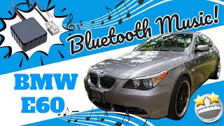 BMW E60 Aftermarket Bluetooth Music Installation (Module from Amazon)