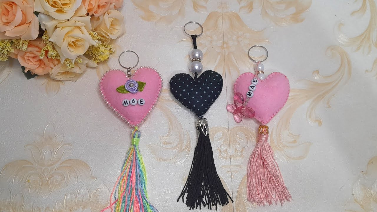 Lembrancinha dia das mães de feltro