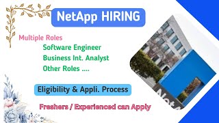 NetApp Careers: Software Engineer & Business Analyst Job Openings – Freshers Apply