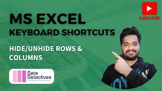 How To Hide-Unhide Columns Or Rows using Excel Keyboard Shortcuts | Don