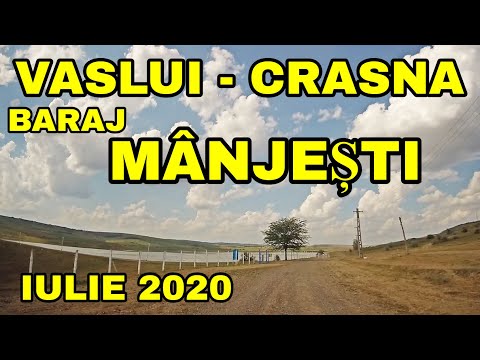 Drumul Vaslui - Crasna - baraj Manjesti video Full HD 1080p pescuit iulie 2020