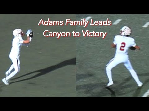 Canyon Football Clinches Home Playoff Game