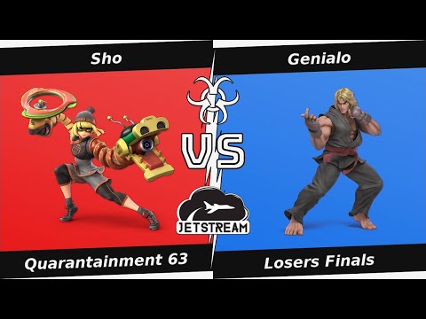 Quarantainment 63 Losers Finals - Sho (Min Min) Vs Genialo (Ken) - SSBU