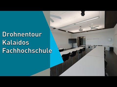 Drohnenflug durch die Kalaidos Fachhochschule