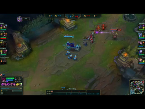 Xayah vs LeBlanc 1v1