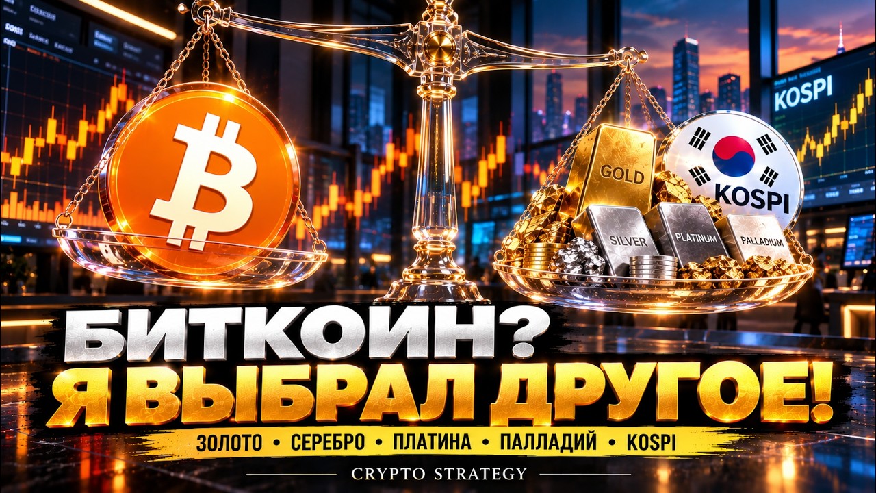 БИТКОИН? Я ВЫБРАЛ ДРУГОЕ! ПОЧЕМУ ПОКУПАЮ ЗОЛОТО, СЕРЕБРО И KOSPI?