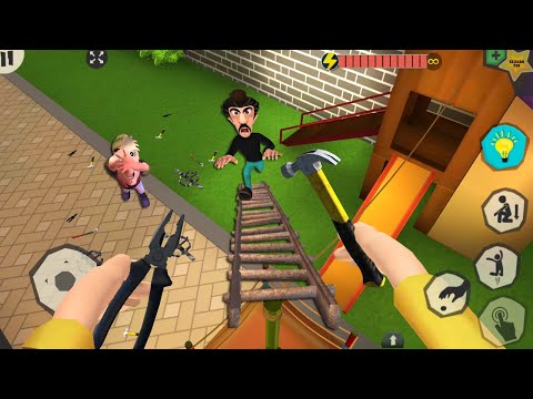 Scary Robber Home Clash - Troll Felix & Lester New  Special Levels part 1458  #scaryrobber
