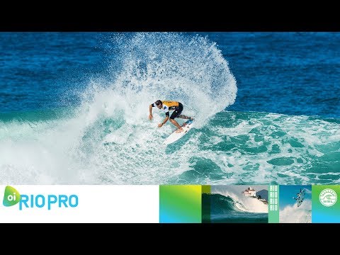 Andino vs. Igarashi vs. Wilson - Round Four, Heat 2 - Oi Rio Pro 2018