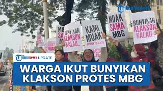 Kantor BGN Digeruduk Massa Protes MBG, Ajak Warga Bunyikan Klakson Lampiaskan Kekecewaan