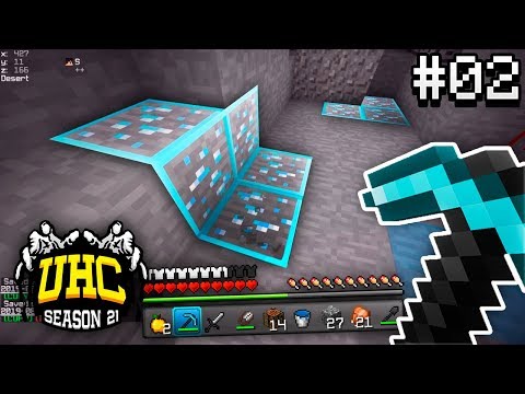 Luckiest Diamond Veins - Episode 2 (Cube UHC S21 Cursed)