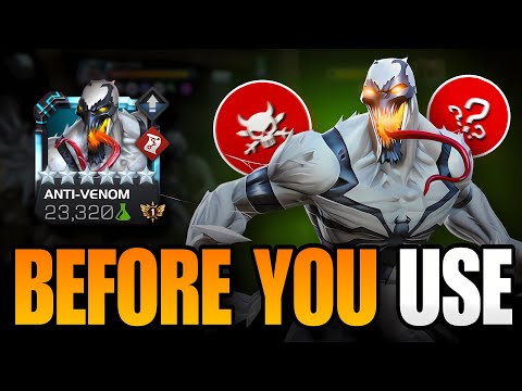 LEARN These Before You Use ANTI VENOM | How To Use ANTI VENOM | MCOC