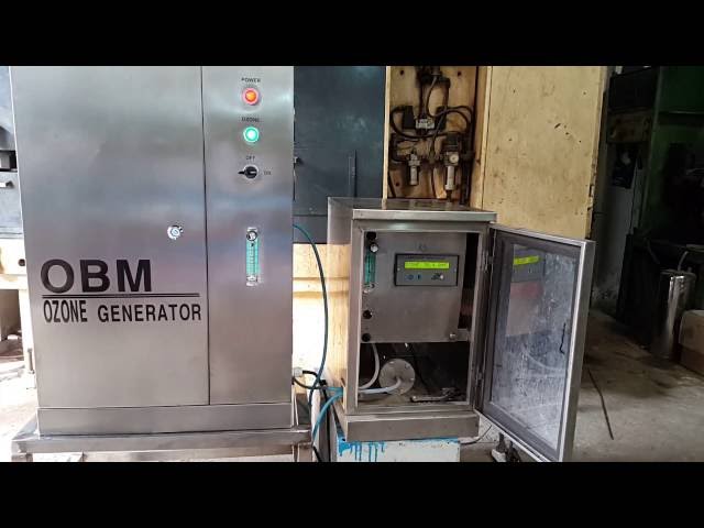 Máy ozone được đo công suất trước khi xuất xưởng