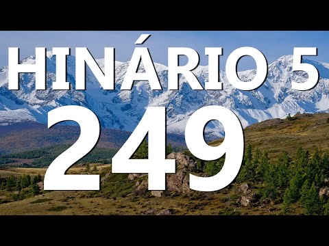 HINO CCB 249 - A CARIDADE | HINÁRIO 5 CANTADO COM LEGENDA