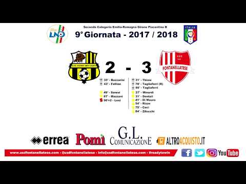 Virtus Caorso vs Fontanellatese 2-3 - All goals - Seconda categoria 05/11/2017