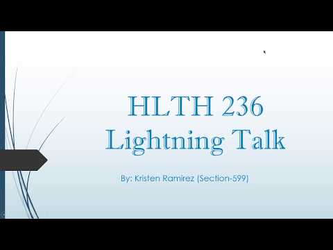 Lightning talk- HLTH 236