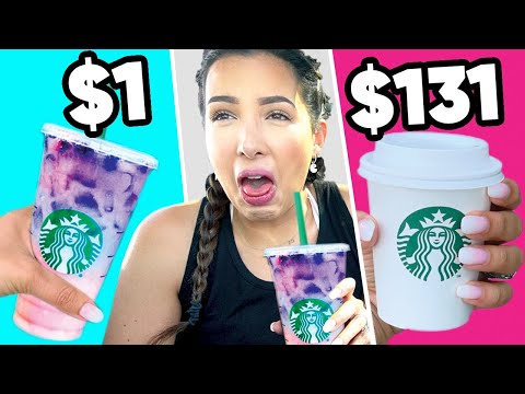 CHEAPEST vs MOST EXPENSIVE STARBUCKS Drink - You'll Love The Cheap One! | Mar Video
