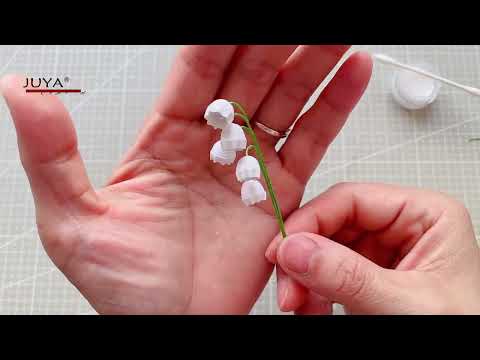 Making lily of the valley 制作铃兰花——quilling