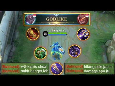 TANK SEKERAS BALMOND PUN BENAR BENAR TIDAK ADA ARTINYA OLEH KARRIE FULL ATTACK SPEED - MLBB