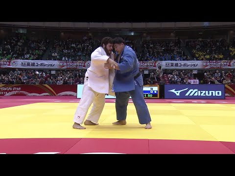 Levan Matiashvili (GEO) vs Takeshi Ojitani (JPN) +100kg Tokyo Grand Slam 2014