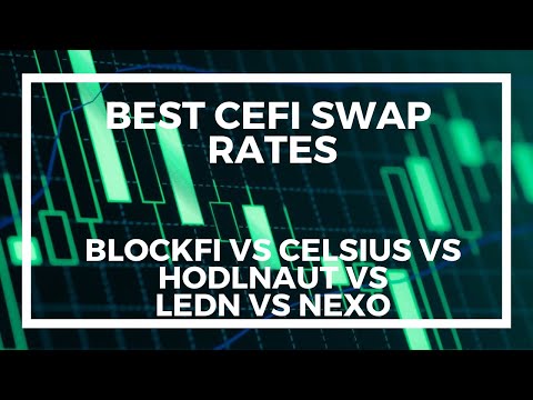 Best CeFi Trading Rates - BlockFi vs Celsius vs Hodlnaut vs Ledn vs Nexo