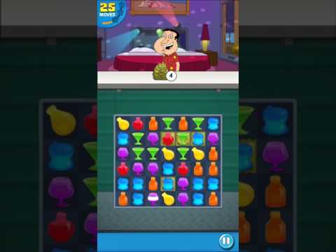 Family Guy - Another Freakin' Mobile Game : Level 5 - 3 stars! No Boosters!