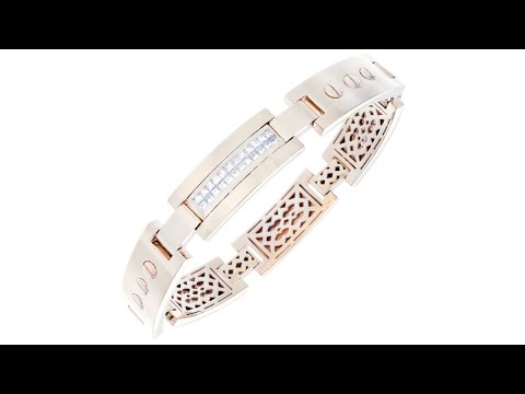 Princess cut Diamond Bracelet Style (05-05-004)