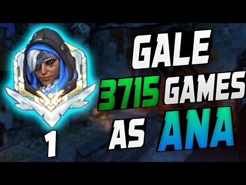 GALE - 3715 GAMES AS ANA! HE'S BEST! [ OVERWATCH SEASON 10 TOP 500 ]