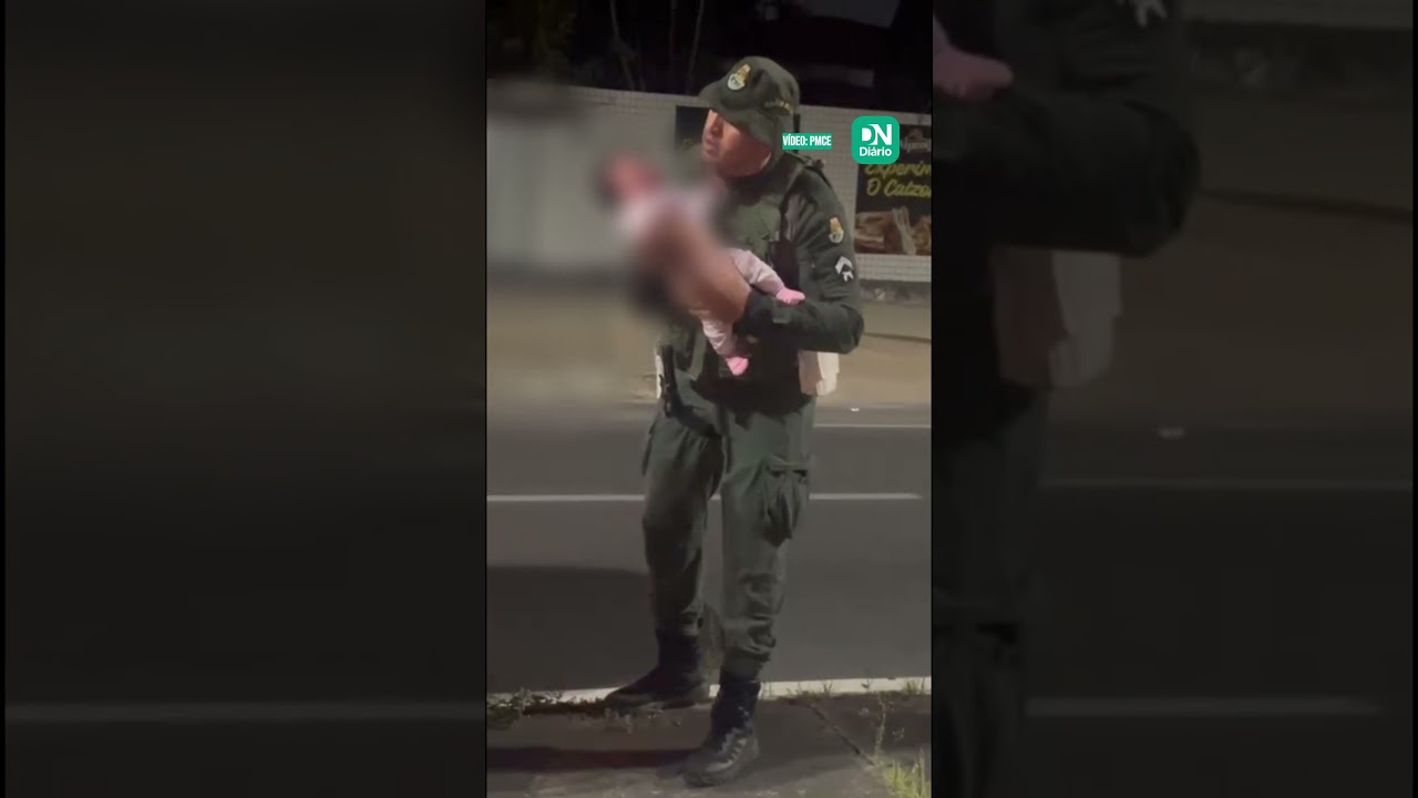 Imagem da notícia Bebê é salvo de engasgo em Maranguape após manobra de policial militar