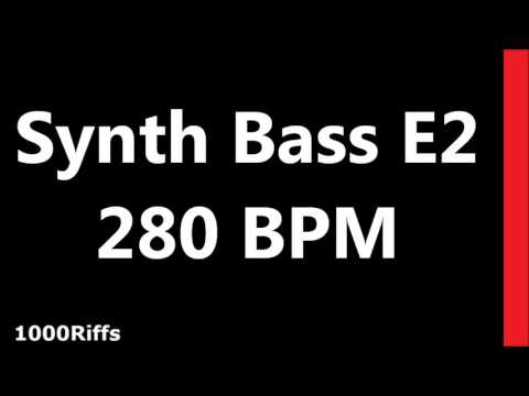Synth Bass Metronome E2 : 280 BPM : Beats Per Minute