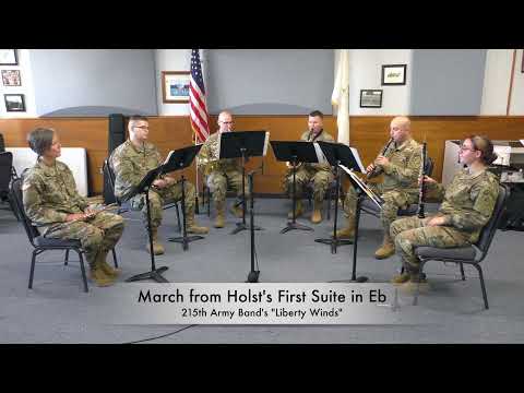 March from Gustav Holst's First Suite in Eb by 215th Army Band's "Liberty Winds"