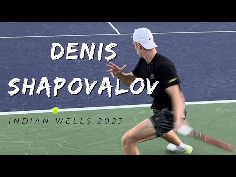 Full practice game between Denis Shapovalov and Holger Rune