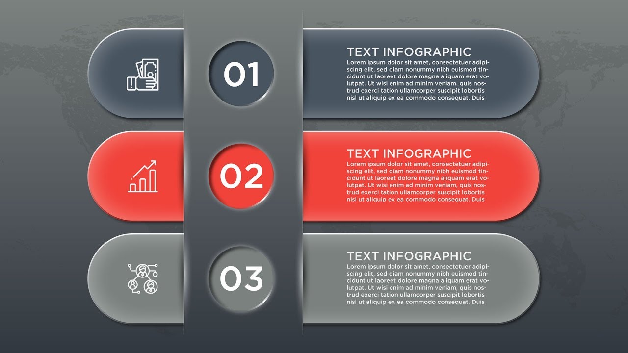 Modern business infographic banners Vector illustrator tutorial