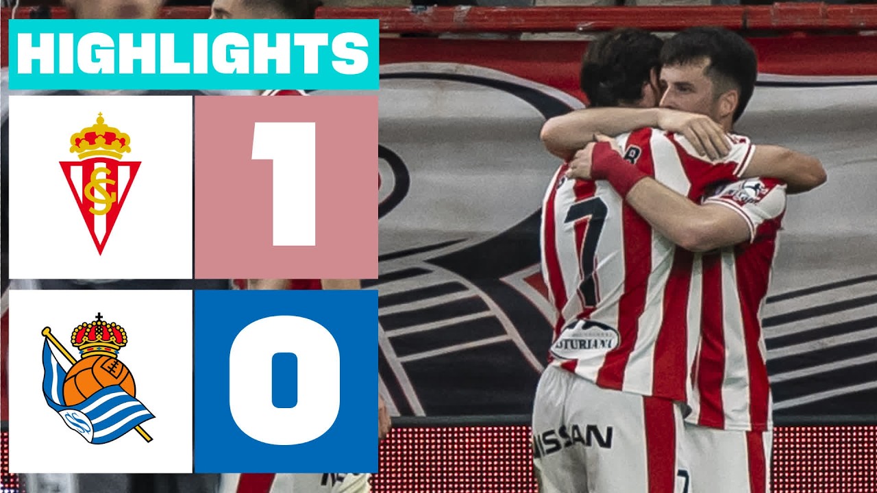 Sporting Gijón vs Real Sociedad B U21 Highlights