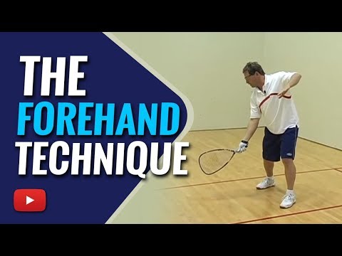 Power Racquetball - Hitting A Forehand Technique - Marty Hogan
