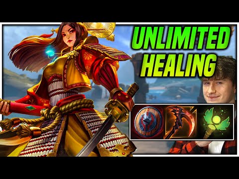 BROKEN MAX ATTACK SPEED & SUSTAIN AMATERASU BUILD!