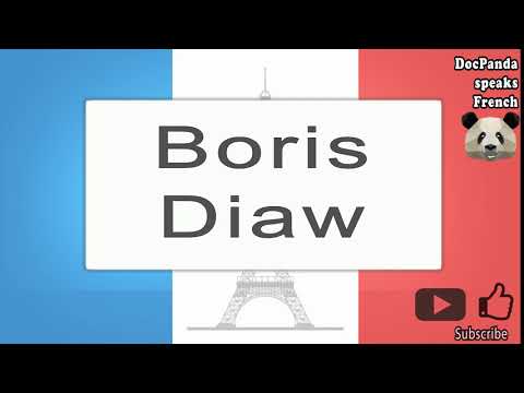 Boris Diaw - How To Pronounce - French Native Speaker