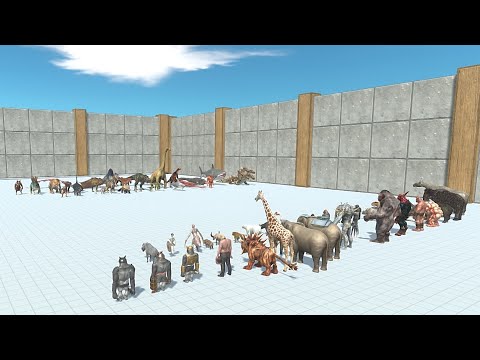 Fantasy with Aquatic and all Dinosaures vs Mutant primates with all Mammals and Infernal