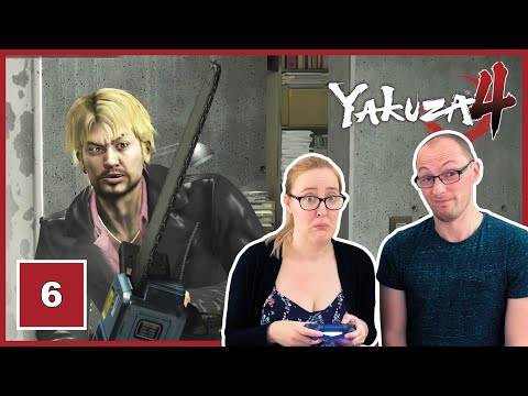 HE’S GOT A CHAINSAW?! MIDORIKAWA BOSS FIGHT | Let's Play Yakuza 4 Remastered | Part 6