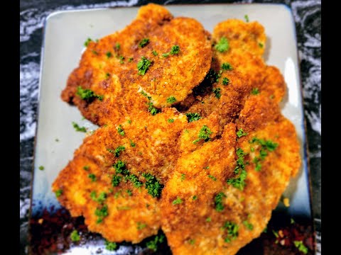 DELICIOUS PARMESAN CRUSTED CHICKEN BREAST