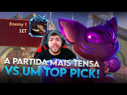 RATATOSKR, A PARTIDA MAIS TENSA VS UM TOP PICK! - ⚡ Smite BR Ranked Duel