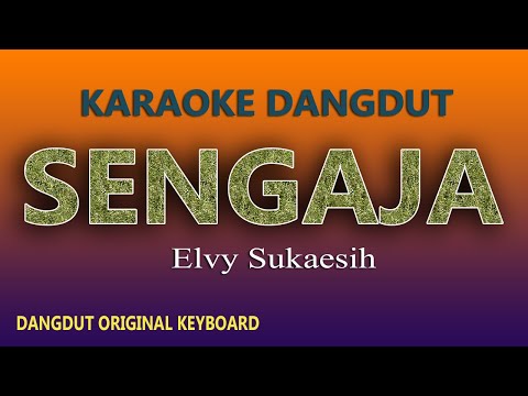 ELVY SUKAESIH SENGAJA   KARAOKE TANPA VOKAL