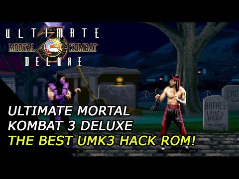 Ultimate Mortal Kombat 3 DELUXE - DEMONSTRATION OF BEST UMK3 HACK ROM! By Lucas Ferreira/Bsnes HD