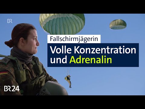 Paratrooper in the German Armed Forces: Full concentration as a door jumper | Abendschau | BR24