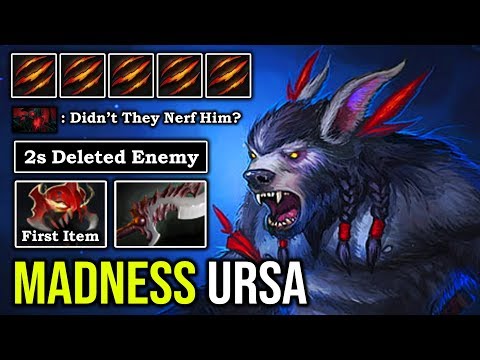 REASON Why Madness is the Most POWERFUL Item For Ursa in 7.25 Crazy Speed Attack 2s Deleted DotA 2