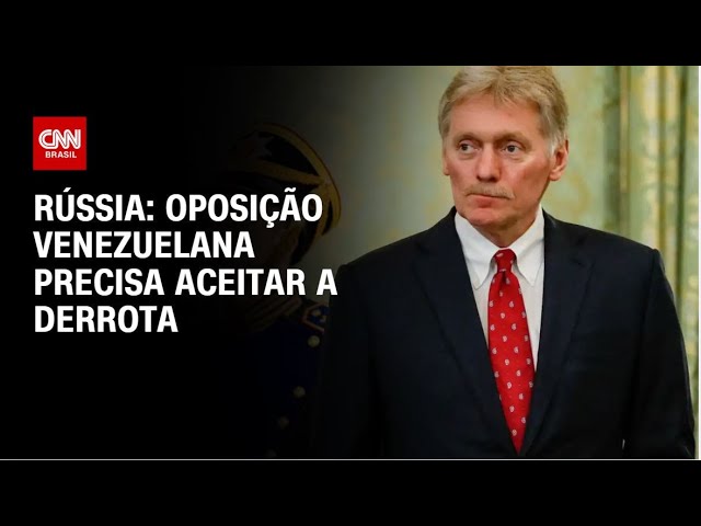 Rússia: oposição venezuelana precisa aceitar a derrota | CNN NOVO DIA