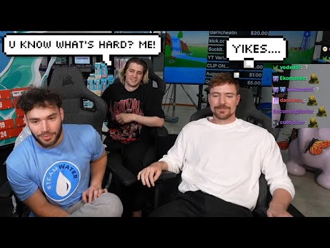 MrBeast Gets Awkward after xQc says this...