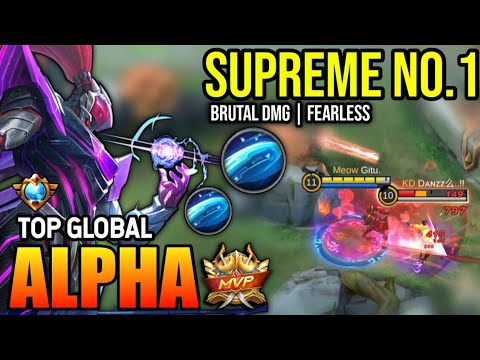 ALPHA BEST BUILD 2023 | TOP GLOBAL ALPHA GAMEPLAY | MOBILE LEGENDS ✓